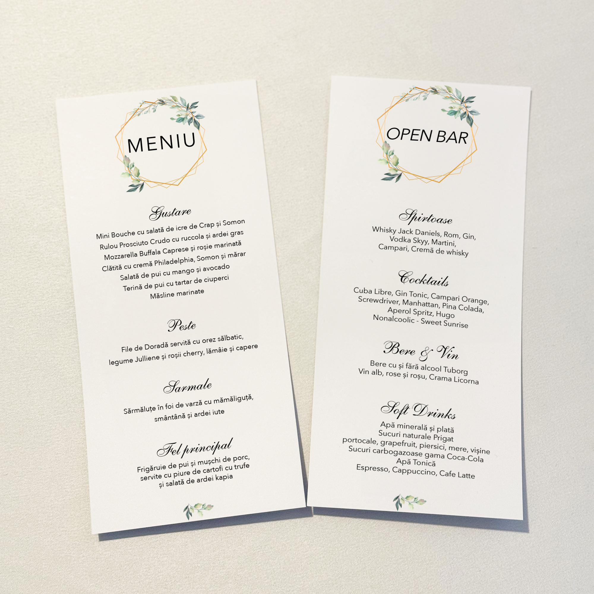 meniuri nunta oradea